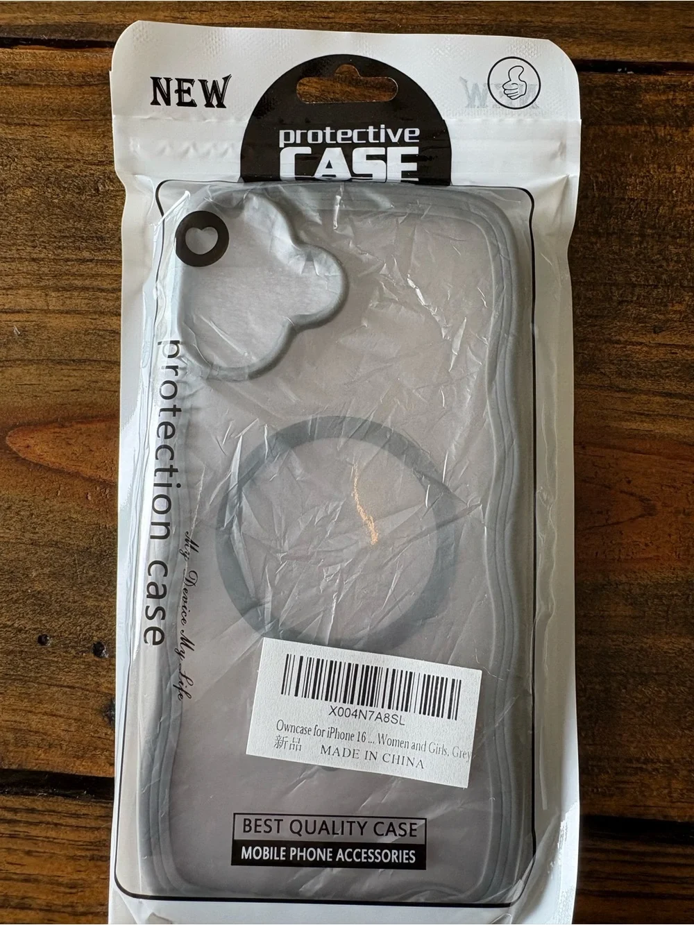 Gray Protective Phone Case
